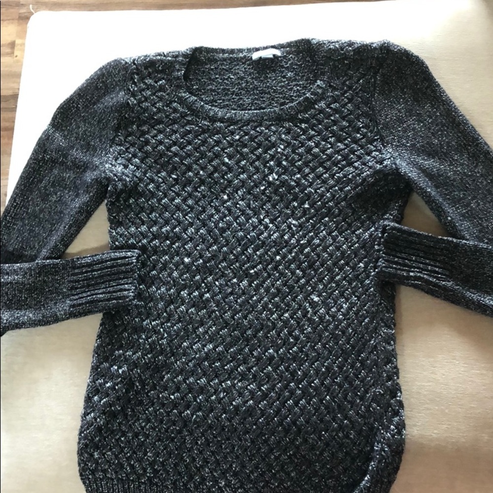 Dark grey long sleeve sweater